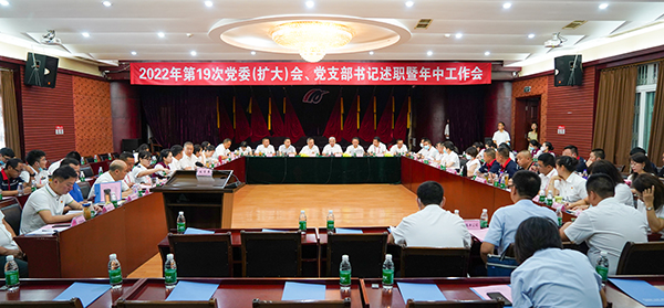 綿陽機(jī)場召開2022年第19次黨委（擴(kuò)大）會、黨支部書記述職暨年中工作會.jpg
